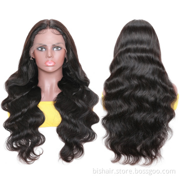 HD Transparent Body Wave Human Hair 13x4 Lace Wigs Wholesale Cuticle Aligned Brazilian Virgin Remy Human Hair Lace Front Wigs